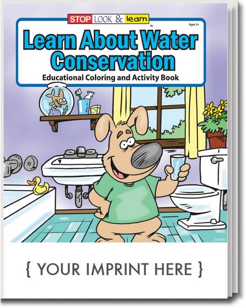 CS0305 Learn About Water Conservation Coloring and Activity BOOK with 